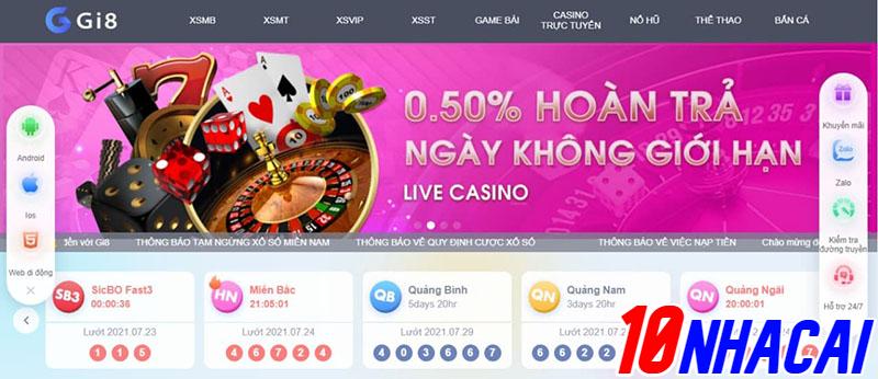 Có nên chơi casino trực tuyến tại Gi8 không?