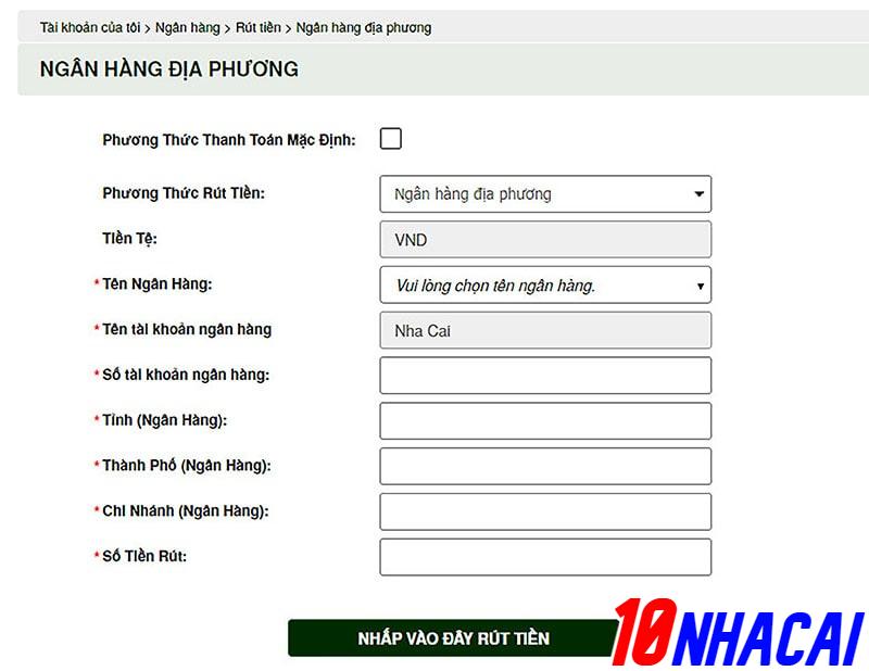 Rút tiền tại v9bet như thế nào?