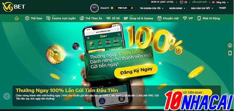 Nhà cái v9bet có uy tín không? Có những sản phẩm cá cược nào?