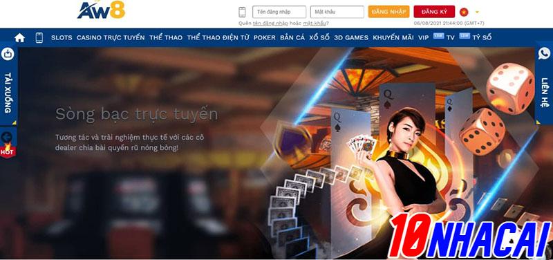 Có nên chơi casino trực tuyến tại Aw8 không?