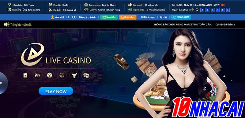 Có nên chơi casino trực tuyến tại QH88 không?