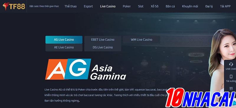 Có nên chơi casino trực tuyến tại TF88 không?